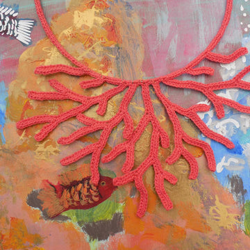 Coral Statement Necklace
