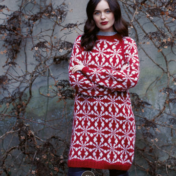 Claret Dress in Rowan Kid Classic - Downloadable PDF