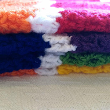 Rainbow Ripple Blanket