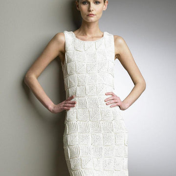 Elegant Crochet Dress – Sleeveless Summer Dress