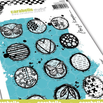 Carabelle Studio Cling Stamp A6 By Birgit Koopsen - Circles Collage