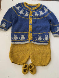 Baby/Toddler Yoked Cardigan with shorts and Shoes