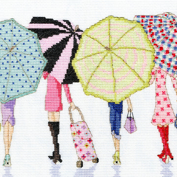 Bothy Threads Retail Therapy Cross Stitch Kit - 42cm x 20cm
