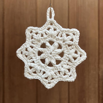Puff Star Snowflake Ornament