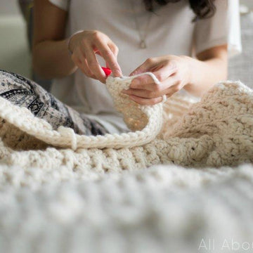 Cross Bobble Blanket