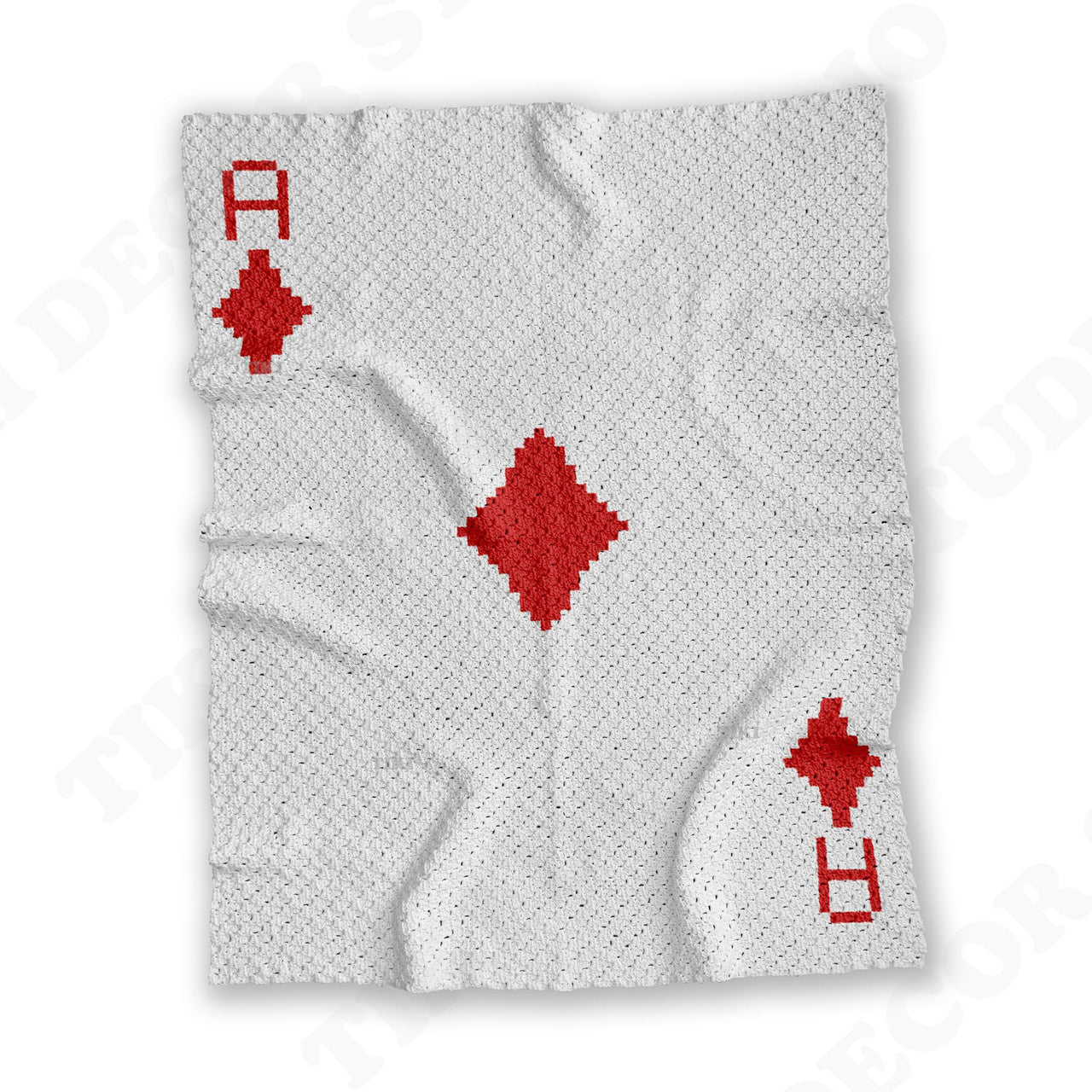Ace of Diamonds Blanket C2C CROCHET PATTERN