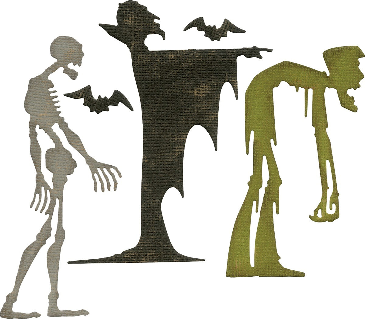 Sizzix Thinlits Dies By Tim Holtz 4/Pkg - Ghoulish