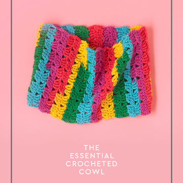 "The Essential Crocheted Cowl" - Free Cowl Crochet Pattern in Paintbox Yarns Chunky Pots