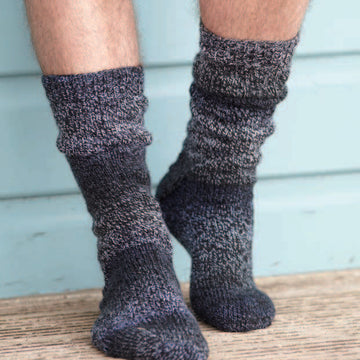 Ribbed and Stocking Stitch Socks in Hayfield Illusion DK - 7935 - Leaflet