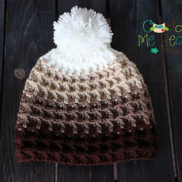Ombre Waffle Beanie
