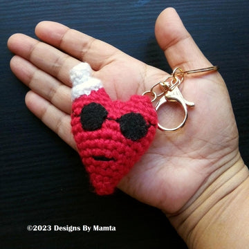 Mr Heart Keychain | Crochet Pattern For Valentine's Day