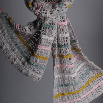 Crochet Trellis Scarf