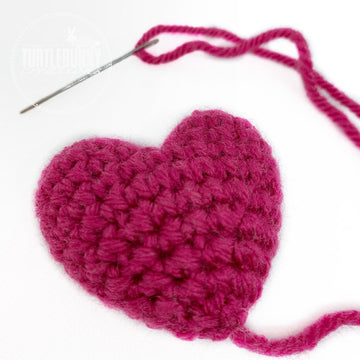 3D Crochet Heart