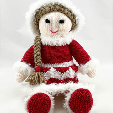Natasha Christmas doll knitting pattern 19081
