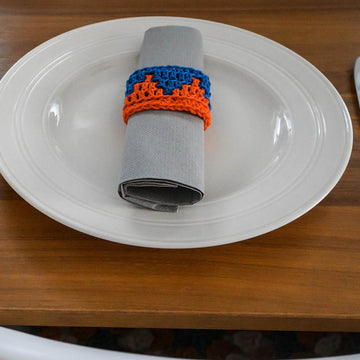Mosaic Crochet Napkin Ring