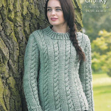 Sweater and Waistcoat in King Cole Big Value Super Chunky - 4362 - Downloadable PDF