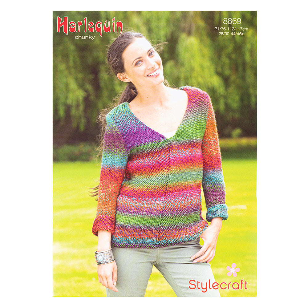 Astrid Sweater in Stylecraft Harlequin Chunky - 8869 - Leaflet