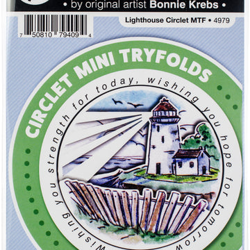 Art Impressions Circlet Mini TryFolds Stamp & Die Set - Lighthouse
