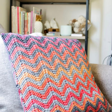 Easy Ripple Pillow