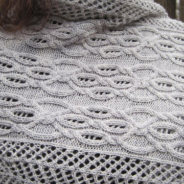Donnegal Cable Lace Shawl
