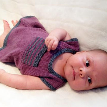 Strickanleitung Kleid Greta in den Größen 62 bis 92, Anfängerfreundlich
