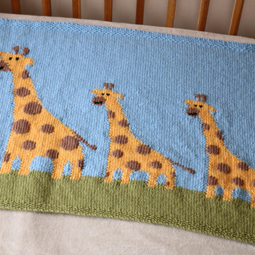 Giraffe Family Blanket