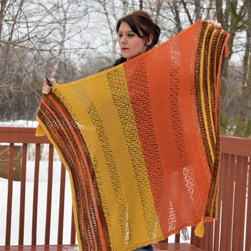 Versatile Square shawl