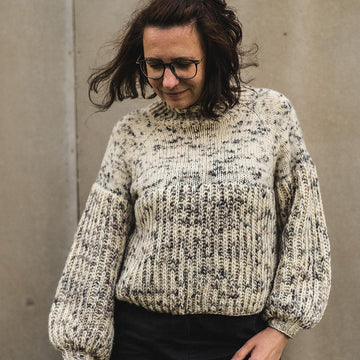 White sheep sweater