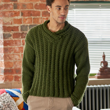 Veda – Textured Rib Jumper in West Yorkshire Spinners Re:Treat Superchunky - DBP0254 - Downloadable PDF