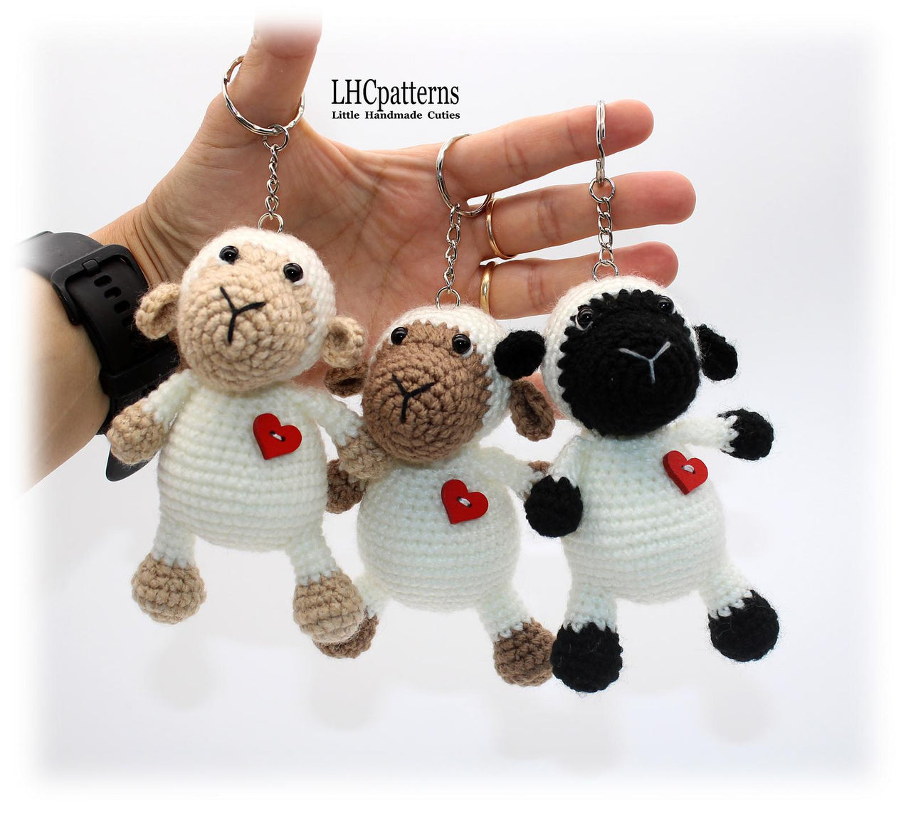 Sheep Keychain Crochet Pattern