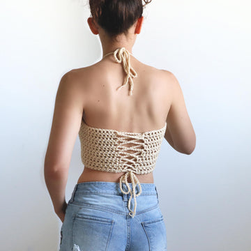 V-Neck Crop Top