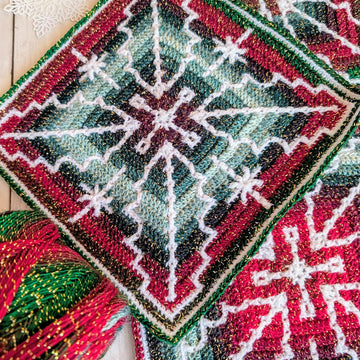 Soft Holly Mosaic Square