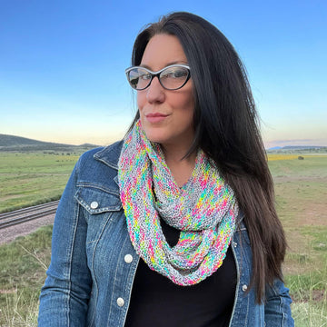 Wobbly Rainbow Cowl