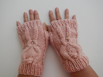 Bunny Rabbit Fingerless Mittens Design 3