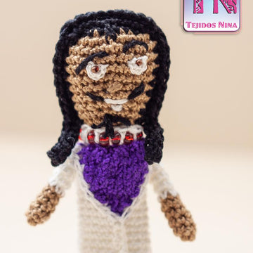 Crochet Pattern for a handmade stuffed double sided Emperor Finger Puppet