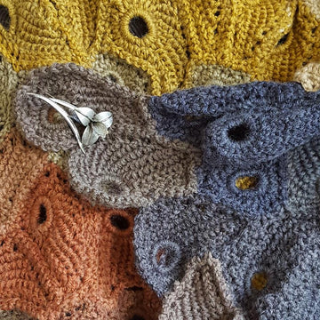 Peacock motif womens Scarf