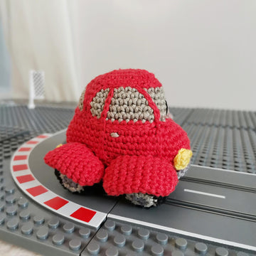 Turbo Red Race Car – Amigurumi Crochet Pattern