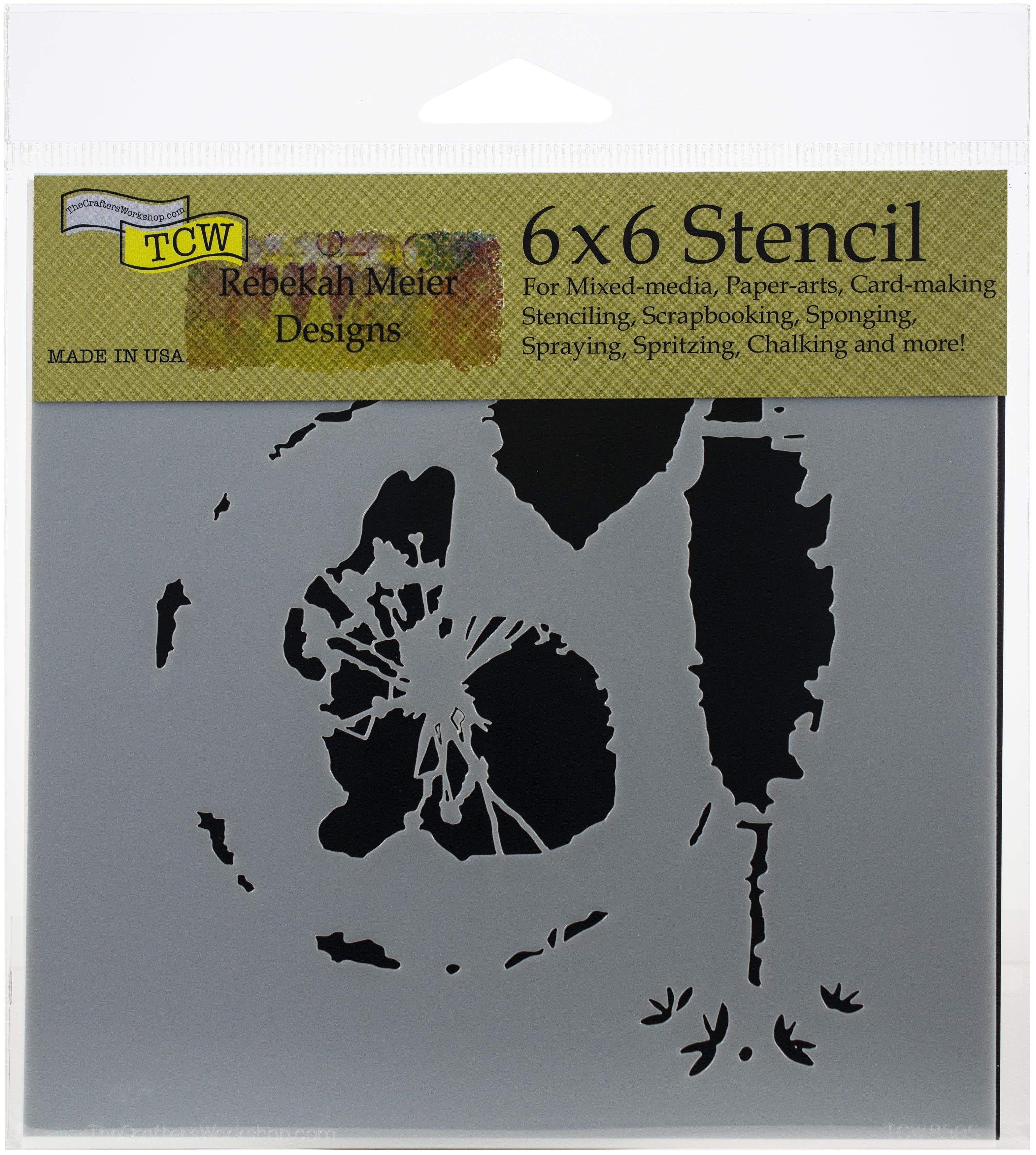 The Crafter's Workshop Crafter's Workshop Template 6"X6" - Spring Silouette