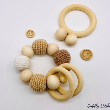 Crochet bunny rattle