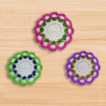 Crochet Round Coaster Pattern PDF + Video Tutorial