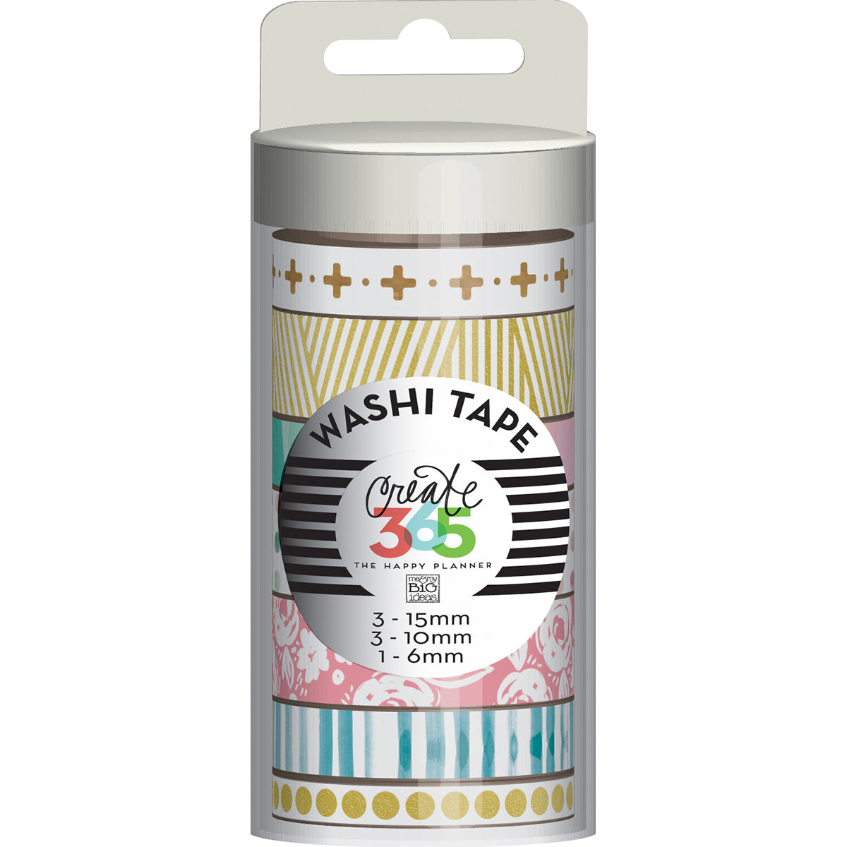 Happy Planner Washi Tape 7/Pkg - Hello Life