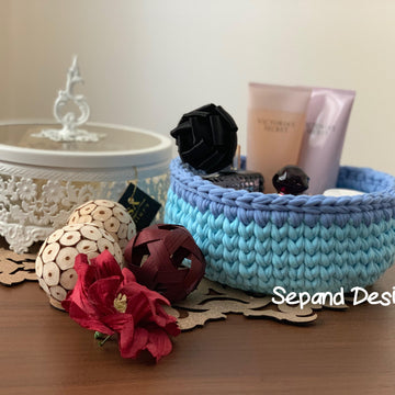 Zpaghetti (t-shirt) yarn basket- Center Circle