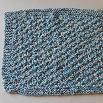 Double Seed Stitch Dishcloth