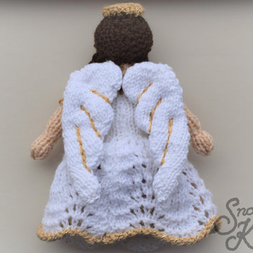 Christmas Tree Angel Ornament Festive Decoration Snoo's Knits