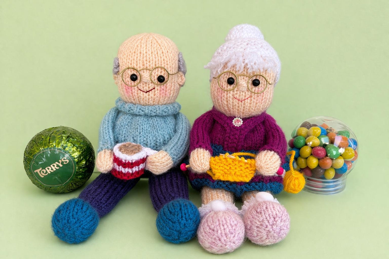 Nana and Grandad chocolate orange covers