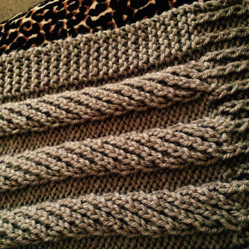 Twisted Column Blanket