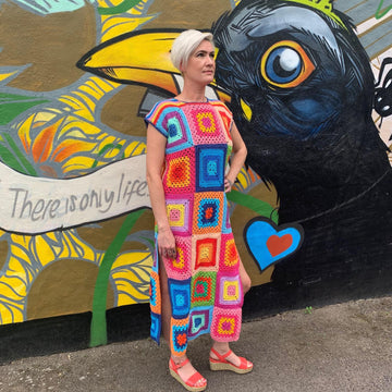 Over The Rainbow Granny Dress