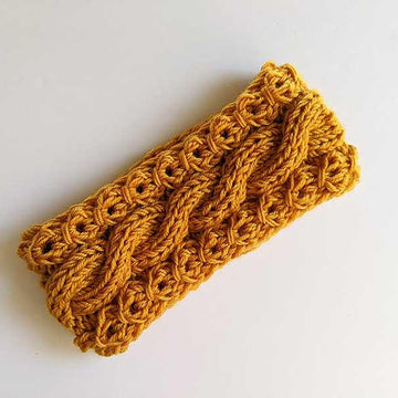 Chunky Lace Cable Headband