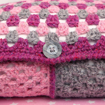 Granny Square Cushion