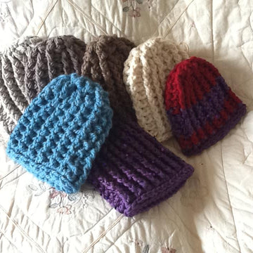 CHUNKY UNISEX CROCHETED HAT